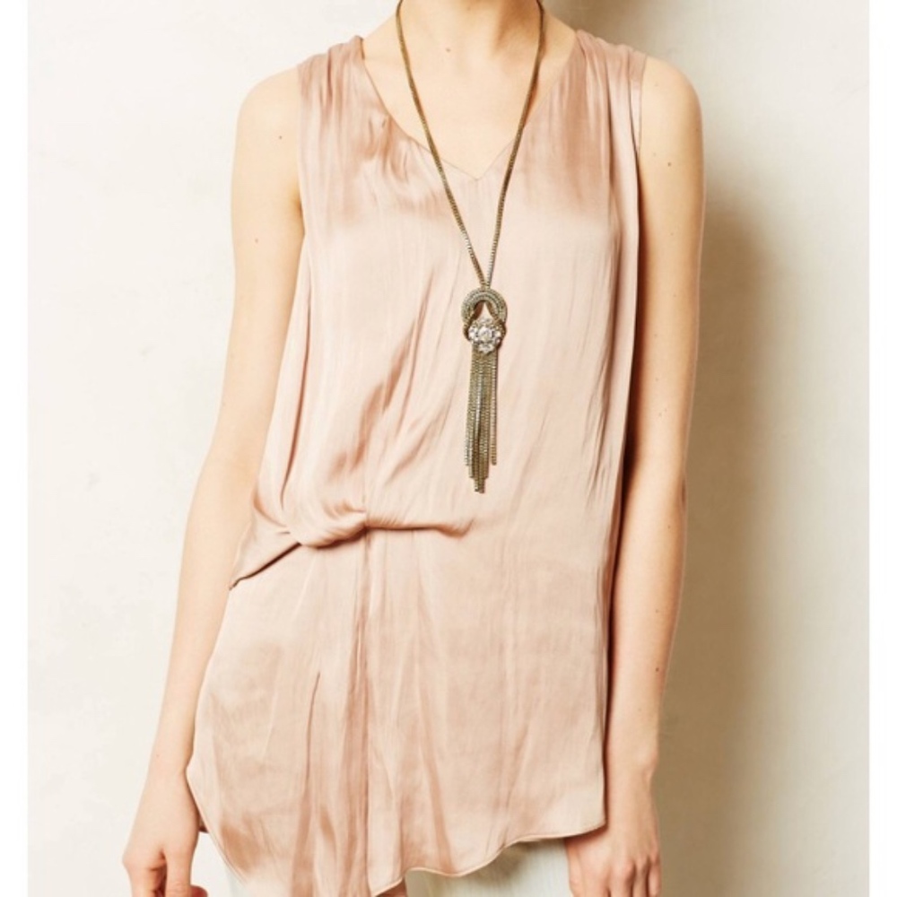 Anthropologie Tucked Tank